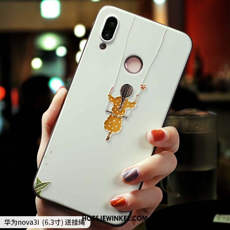 Huawei Nova 3i Hoesje Mobiele Telefoon Eenvoudige Scheppend, Huawei Nova 3i Hoesje Net Red Hoes