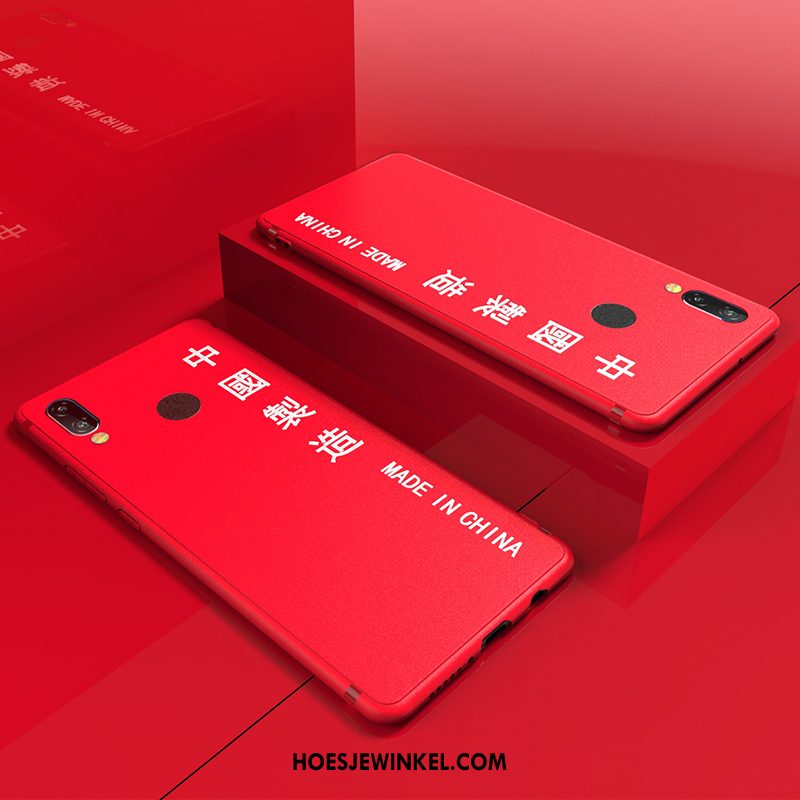 Huawei Nova 3i Hoesje Mobiele Telefoon Nieuw Rood, Huawei Nova 3i Hoesje Gemeenschappelijk Siliconen