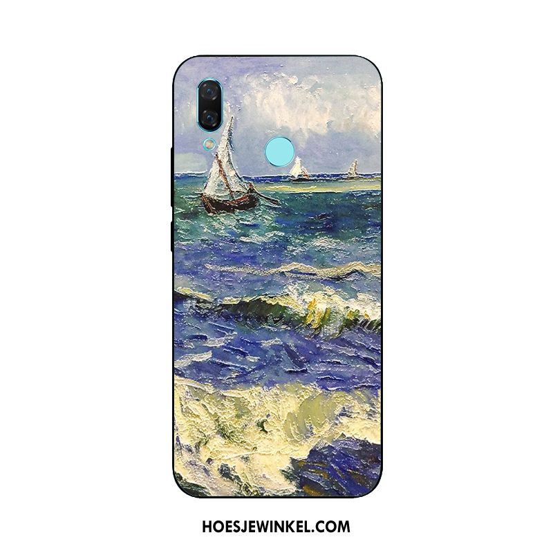 Huawei Nova 3i Hoesje Mobiele Telefoon Olieverfschilderij Europa, Huawei Nova 3i Hoesje Bescherming Hoge