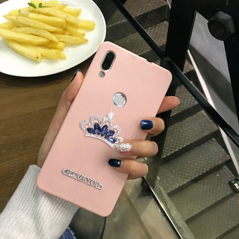 Huawei Nova 3i Hoesje Persoonlijk Bescherming Siliconen, Huawei Nova 3i Hoesje Trend Met Strass