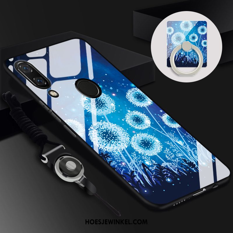 Huawei Nova 3i Hoesje Purper Tempereren Spiegel, Huawei Nova 3i Hoesje Glas Mobiele Telefoon