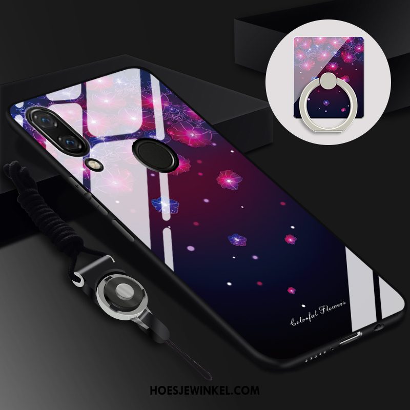 Huawei Nova 3i Hoesje Purper Tempereren Spiegel, Huawei Nova 3i Hoesje Glas Mobiele Telefoon