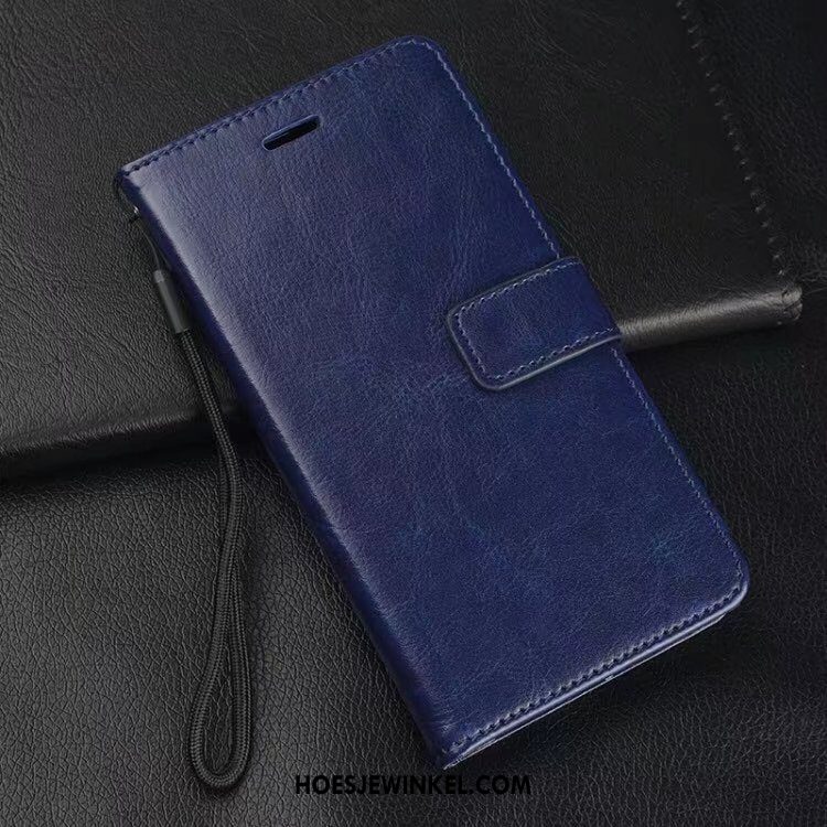 Huawei Nova 3i Hoesje Rood Mobiele Telefoon Folio, Huawei Nova 3i Hoesje Anti-fall Leren Etui