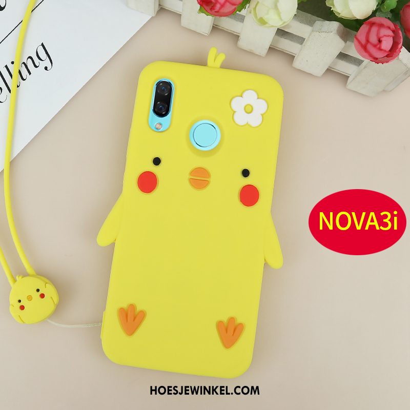 Huawei Nova 3i Hoesje Scheppend Bescherming Hoes, Huawei Nova 3i Hoesje Anti-fall Siliconen