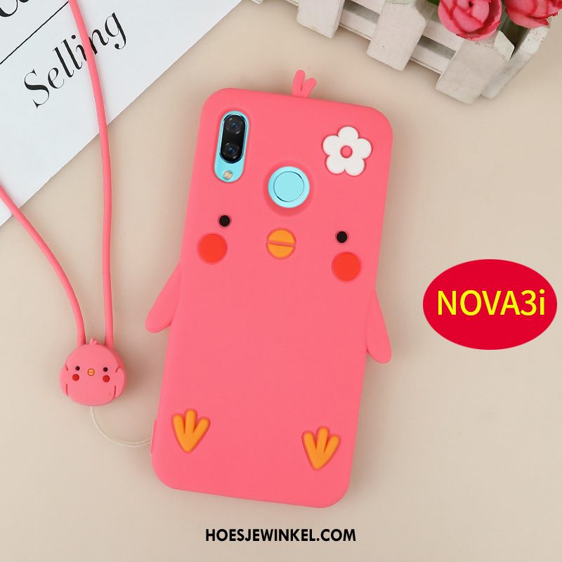 Huawei Nova 3i Hoesje Scheppend Bescherming Hoes, Huawei Nova 3i Hoesje Anti-fall Siliconen