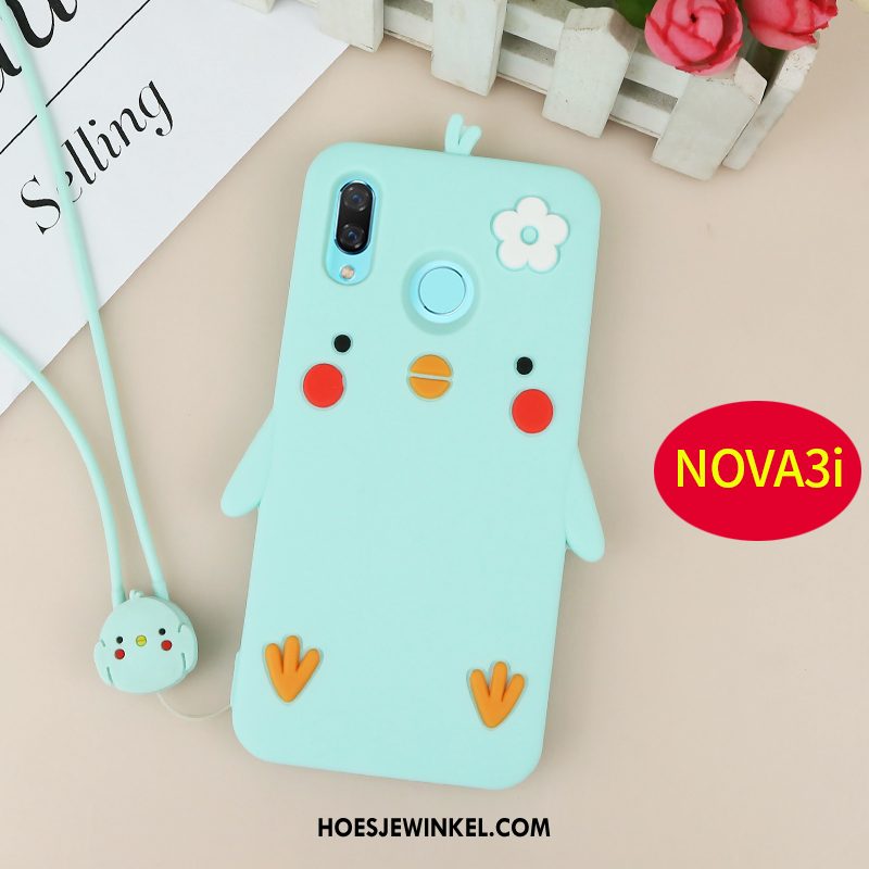 Huawei Nova 3i Hoesje Scheppend Bescherming Hoes, Huawei Nova 3i Hoesje Anti-fall Siliconen