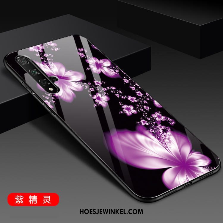 Huawei Nova 5t Hoesje All Inclusive Glas Trend, Huawei Nova 5t Hoesje Vers Blauw