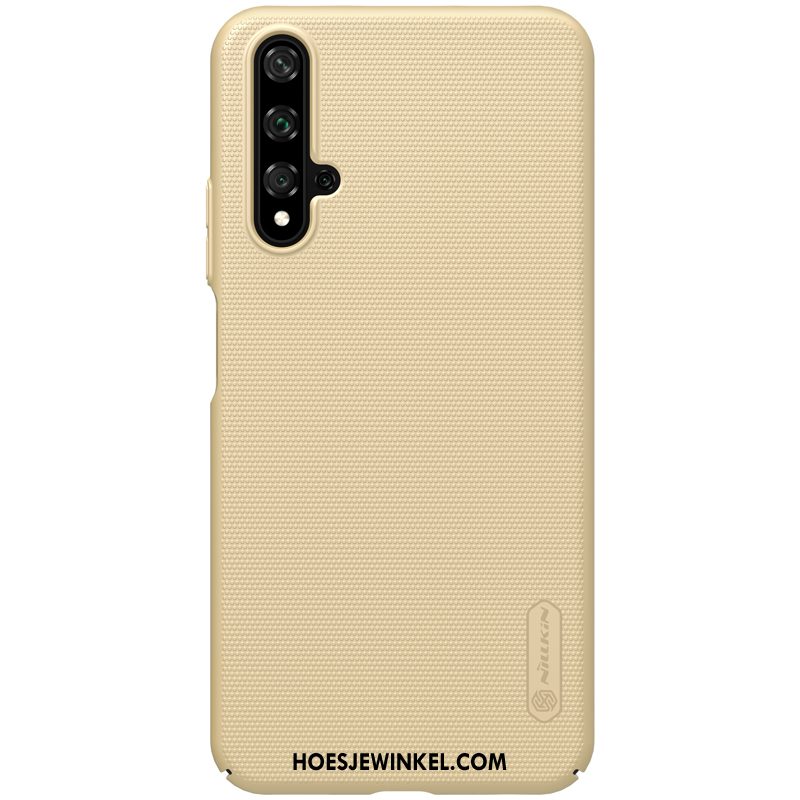 Huawei Nova 5t Hoesje Blauw Anti-fall Bescherming, Huawei Nova 5t Hoesje Hoes Goud