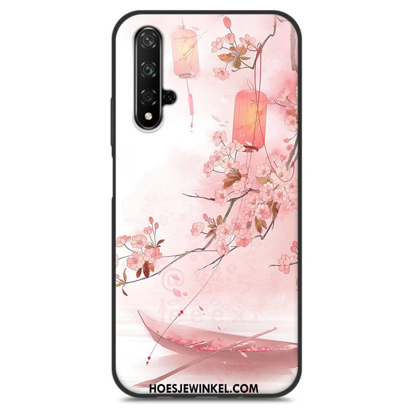 Huawei Nova 5t Hoesje Blauw Mini Anti-fall, Huawei Nova 5t Hoesje Mobiele Telefoon Chinese Stijl