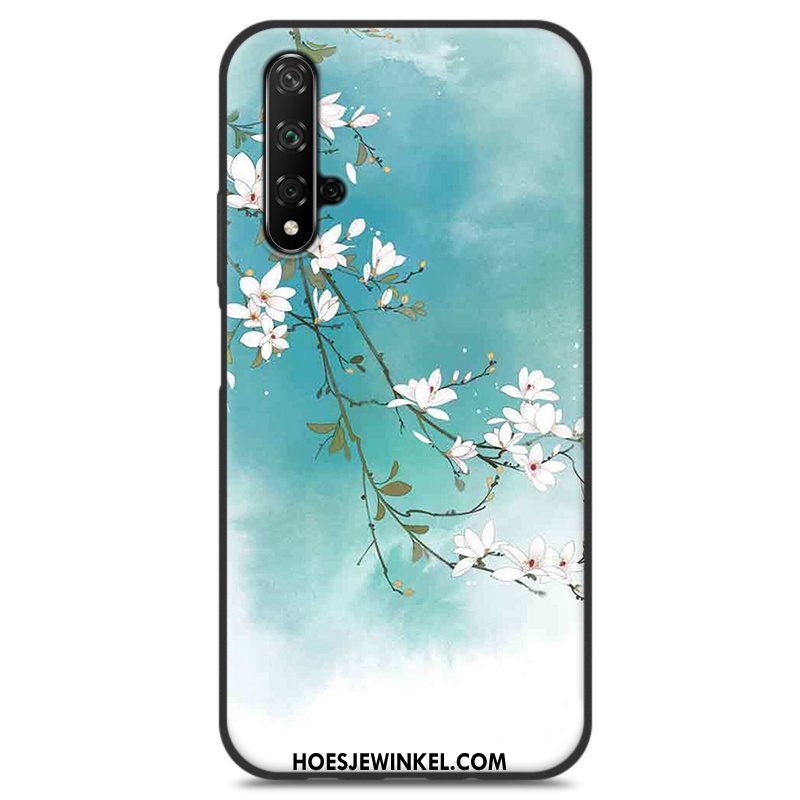 Huawei Nova 5t Hoesje Blauw Mini Anti-fall, Huawei Nova 5t Hoesje Mobiele Telefoon Chinese Stijl