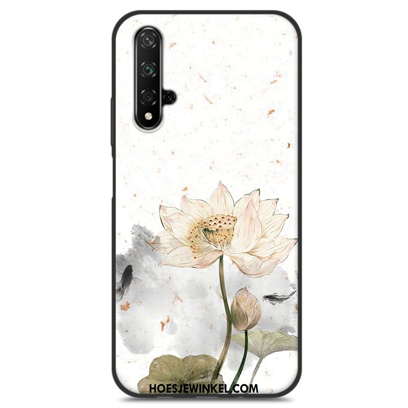 Huawei Nova 5t Hoesje Blauw Mini Anti-fall, Huawei Nova 5t Hoesje Mobiele Telefoon Chinese Stijl