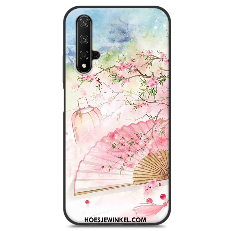 Huawei Nova 5t Hoesje Blauw Mini Anti-fall, Huawei Nova 5t Hoesje Mobiele Telefoon Chinese Stijl