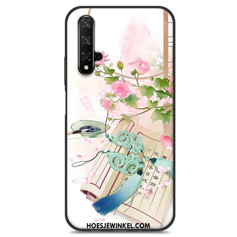 Huawei Nova 5t Hoesje Blauw Mini Anti-fall, Huawei Nova 5t Hoesje Mobiele Telefoon Chinese Stijl