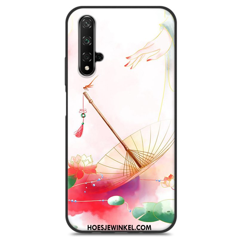 Huawei Nova 5t Hoesje Blauw Mini Anti-fall, Huawei Nova 5t Hoesje Mobiele Telefoon Chinese Stijl