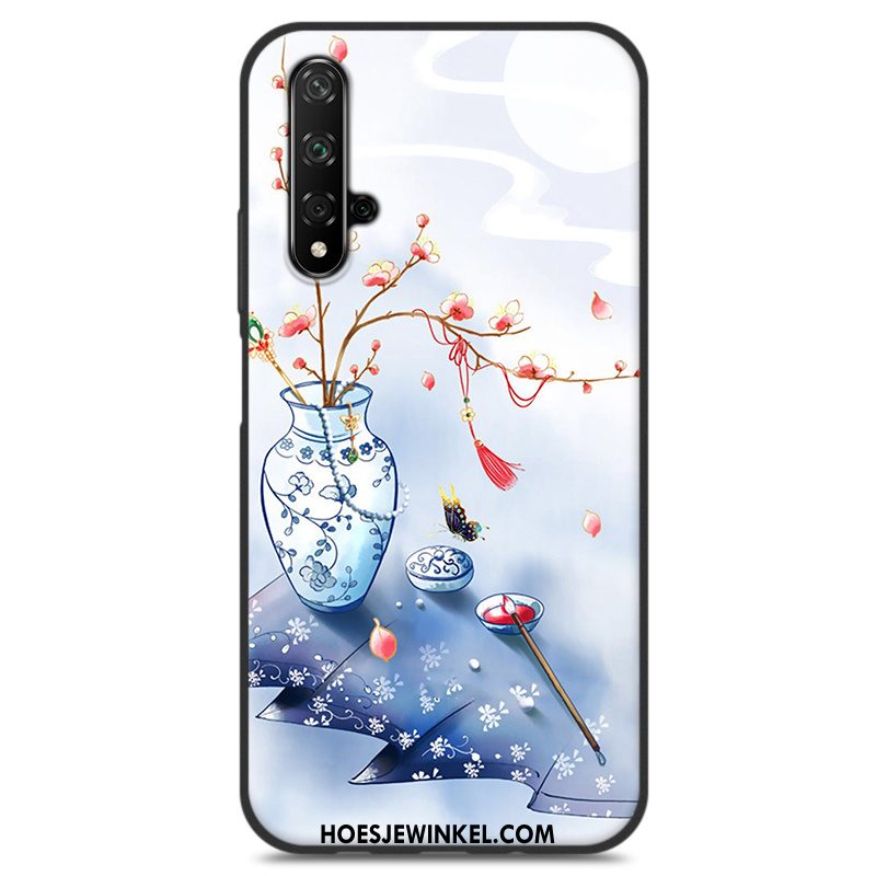 Huawei Nova 5t Hoesje Blauw Mini Anti-fall, Huawei Nova 5t Hoesje Mobiele Telefoon Chinese Stijl