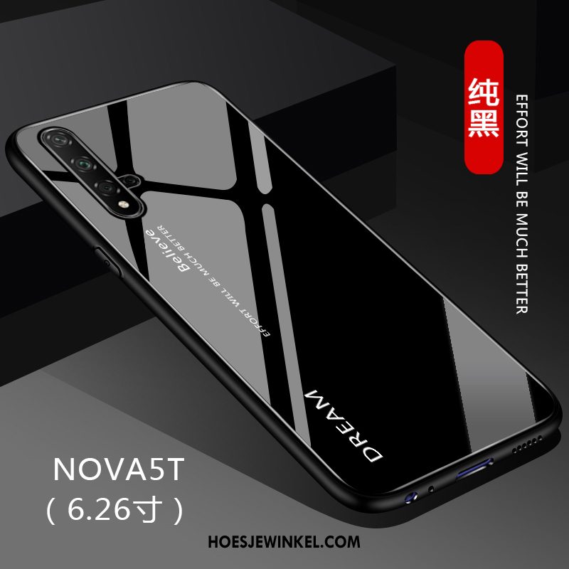 Huawei Nova 5t Hoesje Glas Hoes Verloop, Huawei Nova 5t Hoesje Bescherming All Inclusive