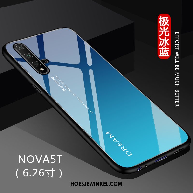 Huawei Nova 5t Hoesje Glas Hoes Verloop, Huawei Nova 5t Hoesje Bescherming All Inclusive