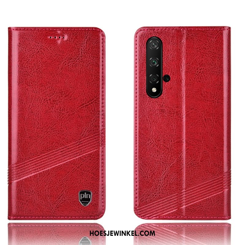 Huawei Nova 5t Hoesje Hoes All Inclusive Mobiele Telefoon, Huawei Nova 5t Hoesje Folio Bescherming Braun