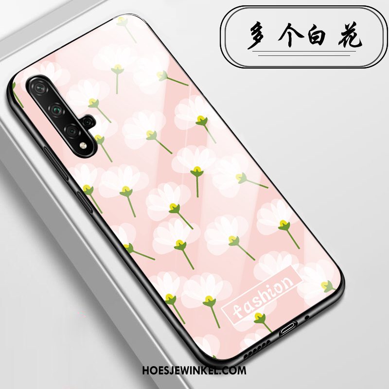 Huawei Nova 5t Hoesje Mobiele Telefoon Hoes All Inclusive, Huawei Nova 5t Hoesje Bloemen Anti-fall