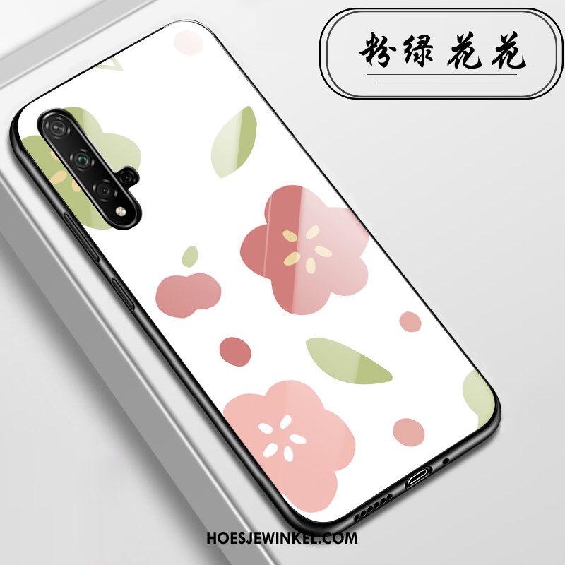 Huawei Nova 5t Hoesje Mobiele Telefoon Hoes All Inclusive, Huawei Nova 5t Hoesje Bloemen Anti-fall