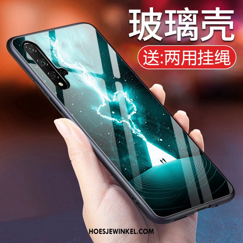 Huawei Nova 5t Hoesje Mobiele Telefoon Hoes Bescherming, Huawei Nova 5t Hoesje Purper Net Red