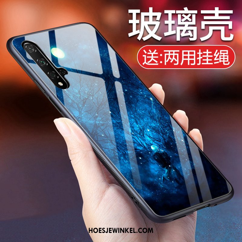 Huawei Nova 5t Hoesje Mobiele Telefoon Hoes Bescherming, Huawei Nova 5t Hoesje Purper Net Red