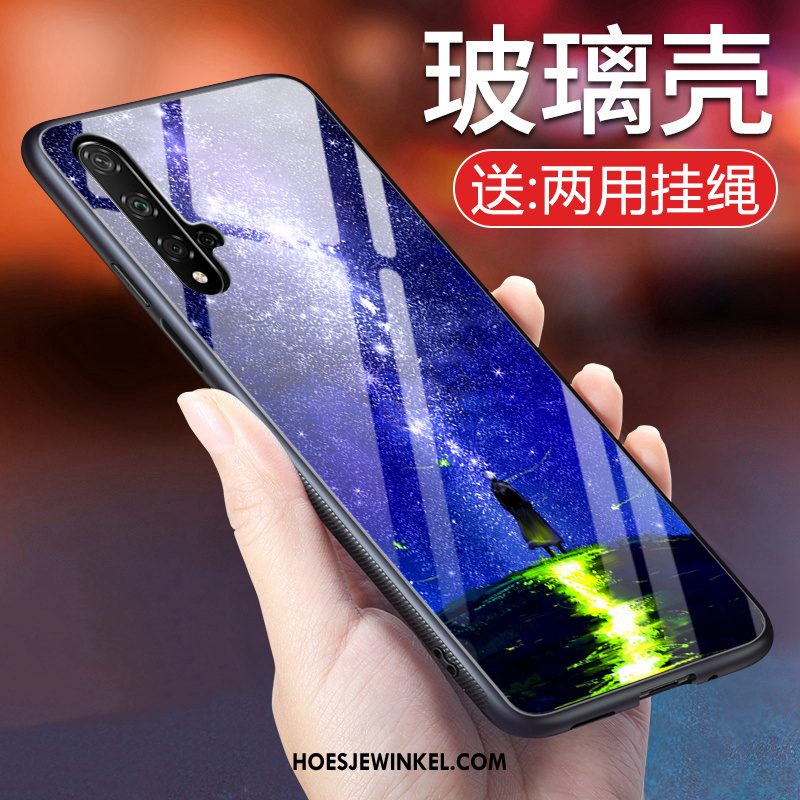 Huawei Nova 5t Hoesje Mobiele Telefoon Hoes Bescherming, Huawei Nova 5t Hoesje Purper Net Red