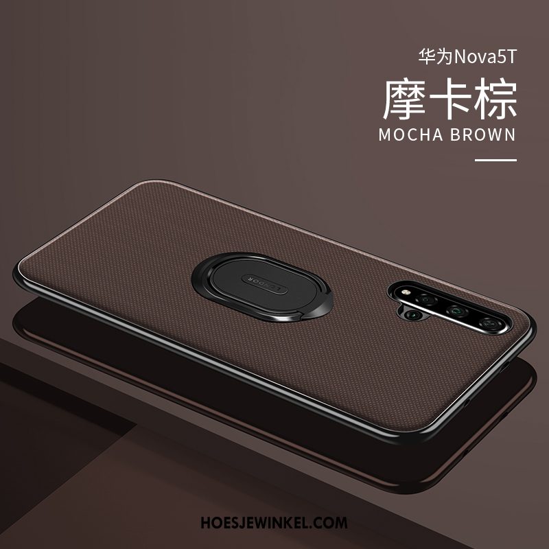 Huawei Nova 5t Hoesje Scheppend Mobiele Telefoon Leren Etui, Huawei Nova 5t Hoesje All Inclusive Dun