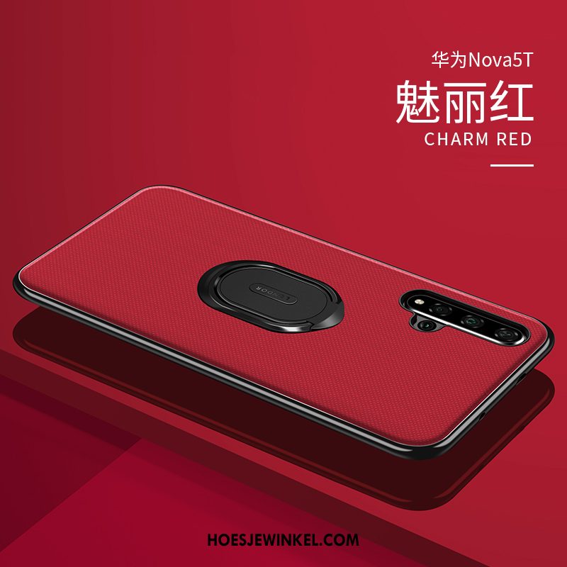 Huawei Nova 5t Hoesje Scheppend Mobiele Telefoon Leren Etui, Huawei Nova 5t Hoesje All Inclusive Dun