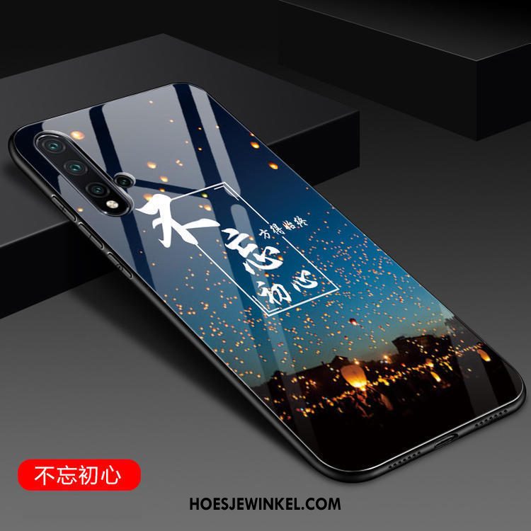 Huawei Nova 5t Hoesje Schrobben Mode Spiegel, Huawei Nova 5t Hoesje Trendy Merk Mobiele Telefoon