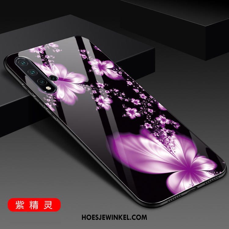 Huawei Nova 5t Hoesje Schrobben Mode Spiegel, Huawei Nova 5t Hoesje Trendy Merk Mobiele Telefoon