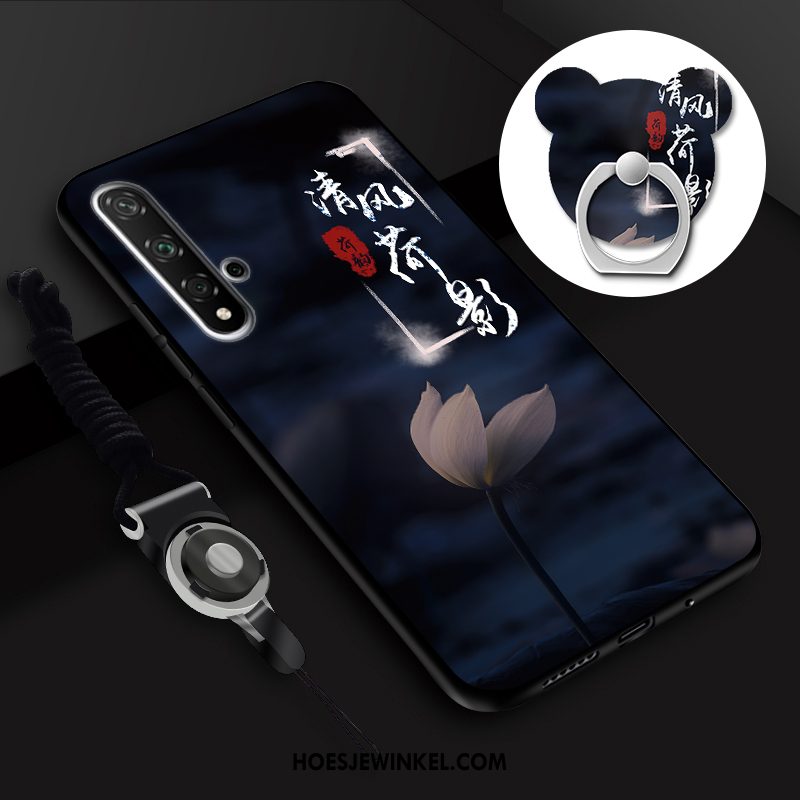 Huawei Nova 5t Hoesje Siliconen Bescherming Mobiele Telefoon, Huawei Nova 5t Hoesje Hoes Blauw