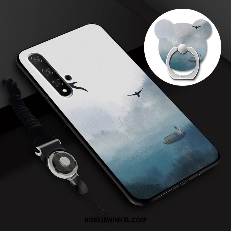 Huawei Nova 5t Hoesje Siliconen Bescherming Mobiele Telefoon, Huawei Nova 5t Hoesje Hoes Blauw