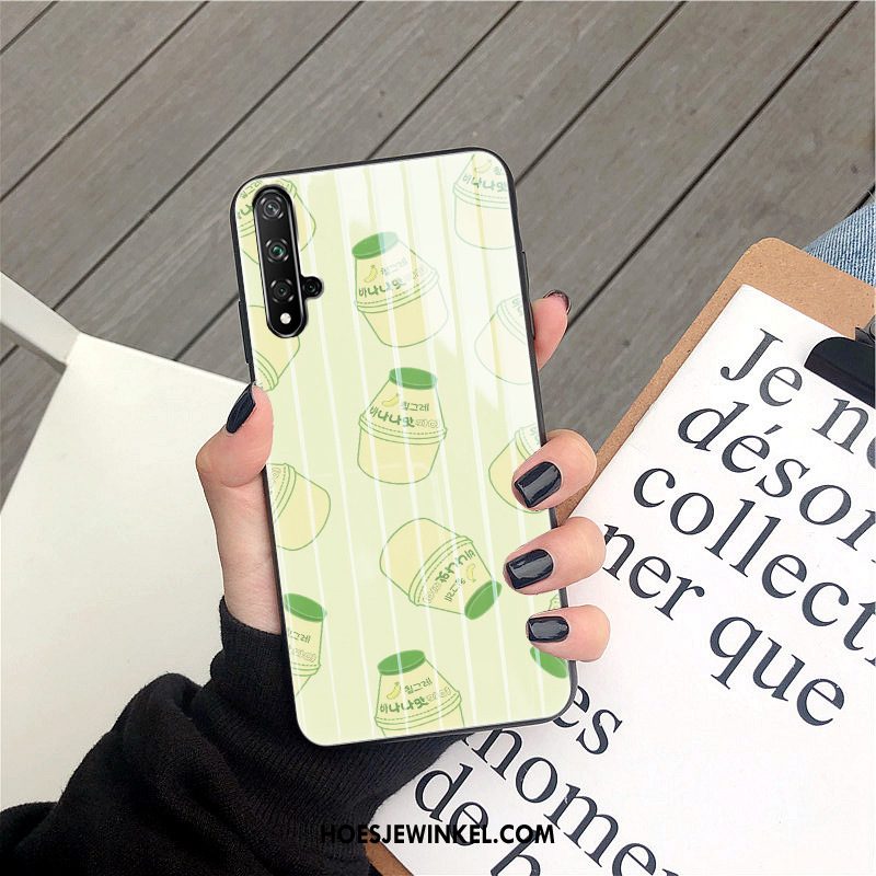 Huawei Nova 5t Hoesje Wit Net Red Mobiele Telefoon, Huawei Nova 5t Hoesje Spotprent Hoes