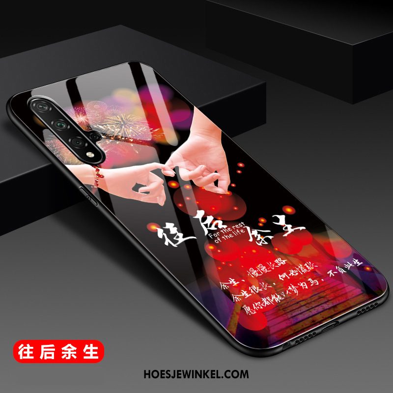 Huawei Nova 5t Hoesje Zacht Mode All Inclusive, Huawei Nova 5t Hoesje Bescherming Glas