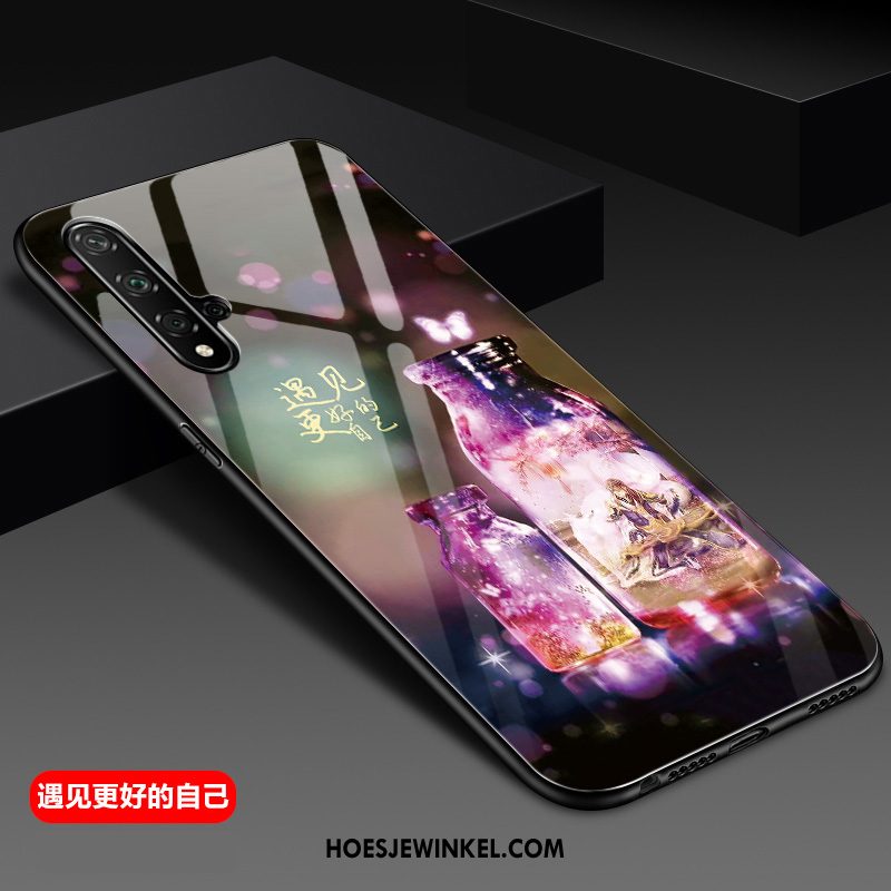 Huawei Nova 5t Hoesje Zacht Mode All Inclusive, Huawei Nova 5t Hoesje Bescherming Glas