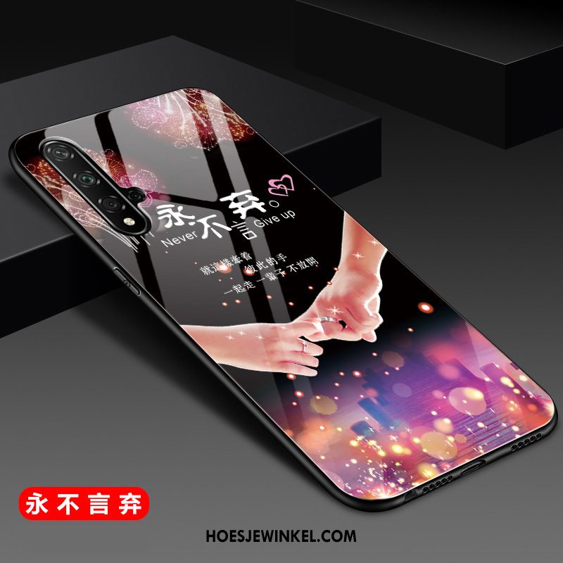 Huawei Nova 5t Hoesje Zacht Mode All Inclusive, Huawei Nova 5t Hoesje Bescherming Glas