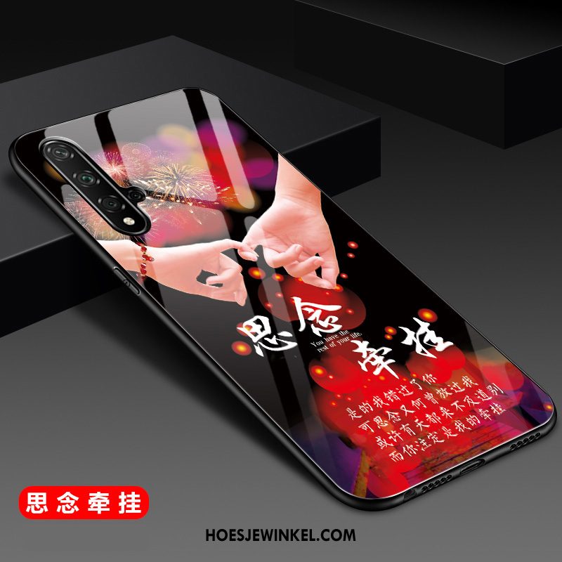 Huawei Nova 5t Hoesje Zacht Mode All Inclusive, Huawei Nova 5t Hoesje Bescherming Glas