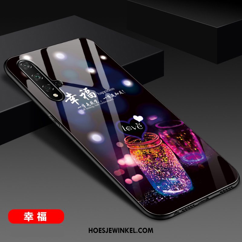 Huawei Nova 5t Hoesje Zacht Mode All Inclusive, Huawei Nova 5t Hoesje Bescherming Glas