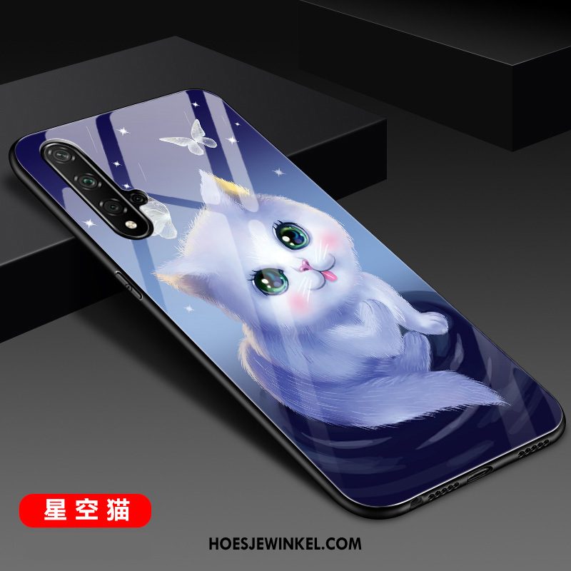 Huawei Nova 5t Hoesje Zacht Mode All Inclusive, Huawei Nova 5t Hoesje Bescherming Glas