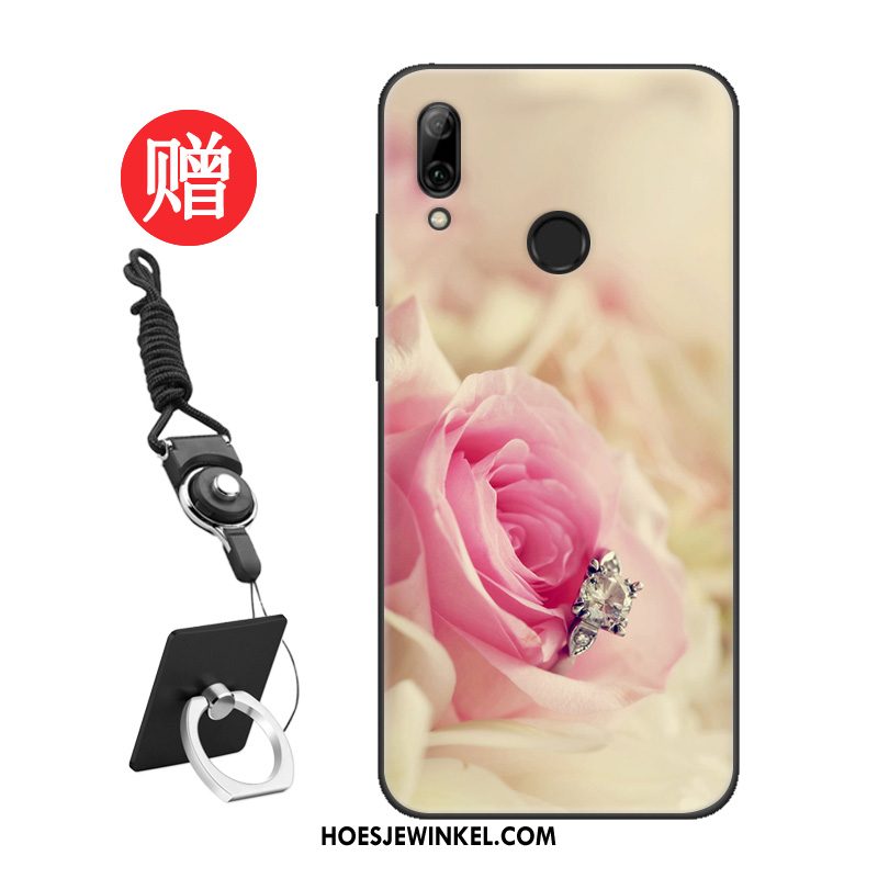 Huawei P Smart 2019 Hoesje Bescherming Hoes Net Red, Huawei P Smart 2019 Hoesje Lovers Siliconen