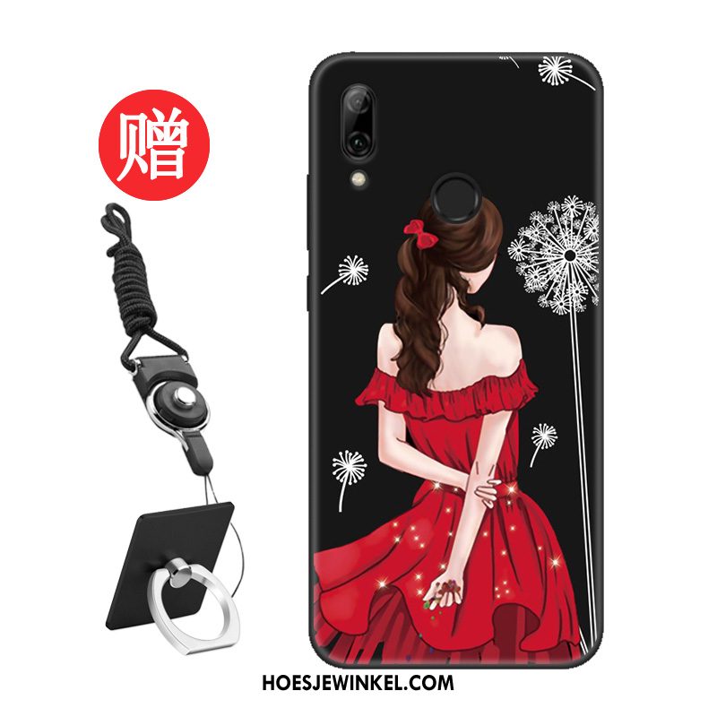 Huawei P Smart 2019 Hoesje Bescherming Hoes Net Red, Huawei P Smart 2019 Hoesje Lovers Siliconen