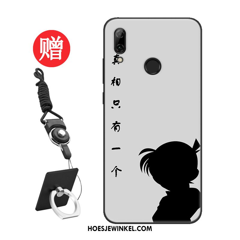 Huawei P Smart 2019 Hoesje Bescherming Hoes Net Red, Huawei P Smart 2019 Hoesje Lovers Siliconen