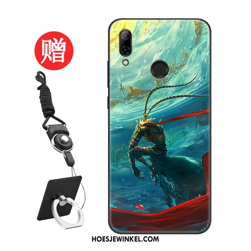 Huawei P Smart 2019 Hoesje Bescherming Hoes Net Red, Huawei P Smart 2019 Hoesje Lovers Siliconen