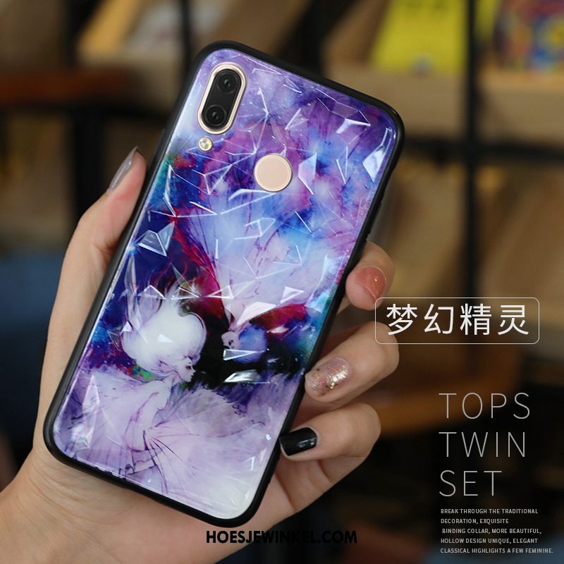 Huawei P Smart 2019 Hoesje Bescherming Jeugd Trend, Huawei P Smart 2019 Hoesje Blauw Mobiele Telefoon