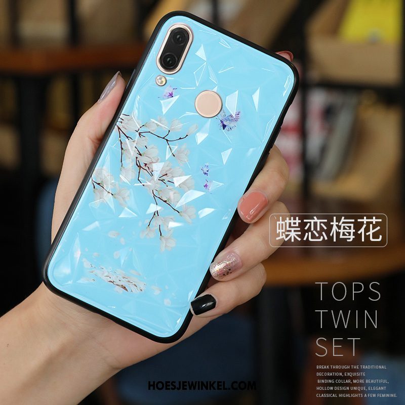 Huawei P Smart 2019 Hoesje Bescherming Jeugd Trend, Huawei P Smart 2019 Hoesje Blauw Mobiele Telefoon