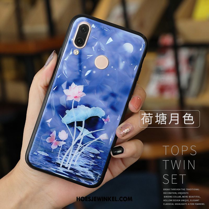 Huawei P Smart 2019 Hoesje Bescherming Jeugd Trend, Huawei P Smart 2019 Hoesje Blauw Mobiele Telefoon