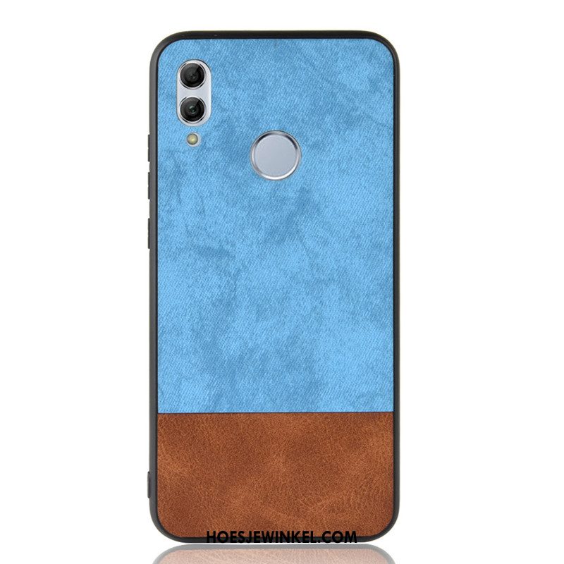 Huawei P Smart 2019 Hoesje Denim Anti-fall Blauw, Huawei P Smart 2019 Hoesje Gemengde Kleuren Hoes