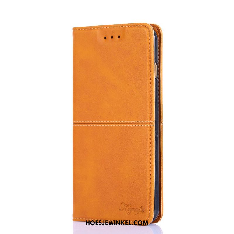 Huawei P Smart 2019 Hoesje Folio Rood Mobiele Telefoon, Huawei P Smart 2019 Hoesje Koe Anti-fall