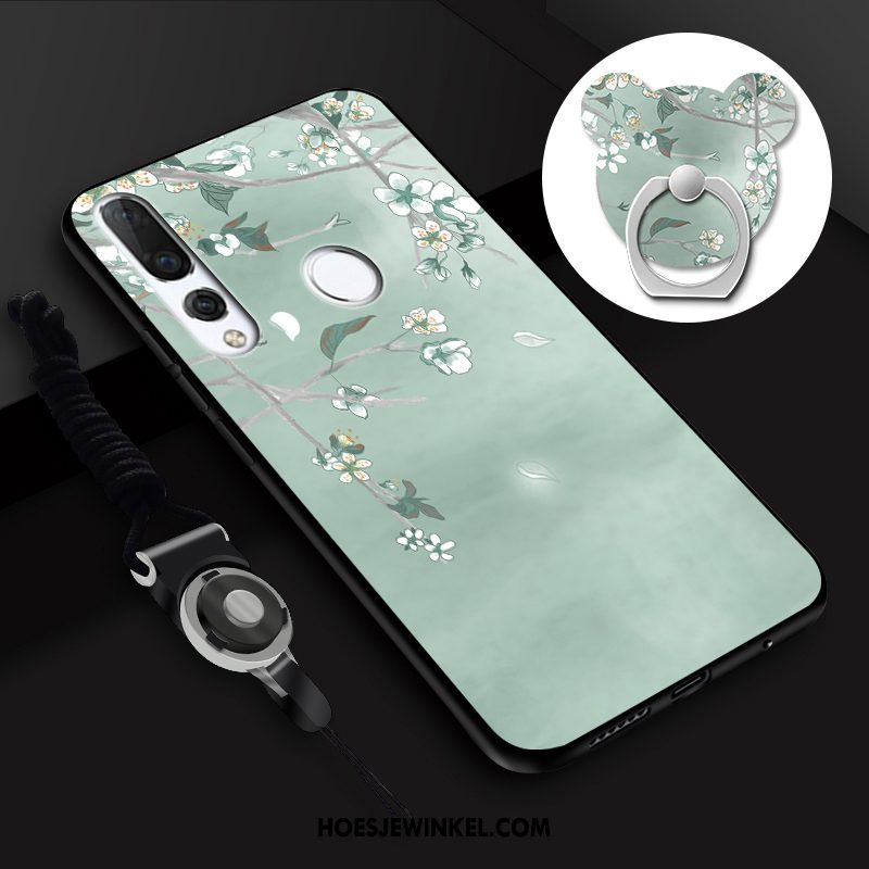 Huawei P Smart+ 2019 Hoesje Groen Mobiele Telefoon Zacht, Huawei P Smart+ 2019 Hoesje Hoes Anti-fall